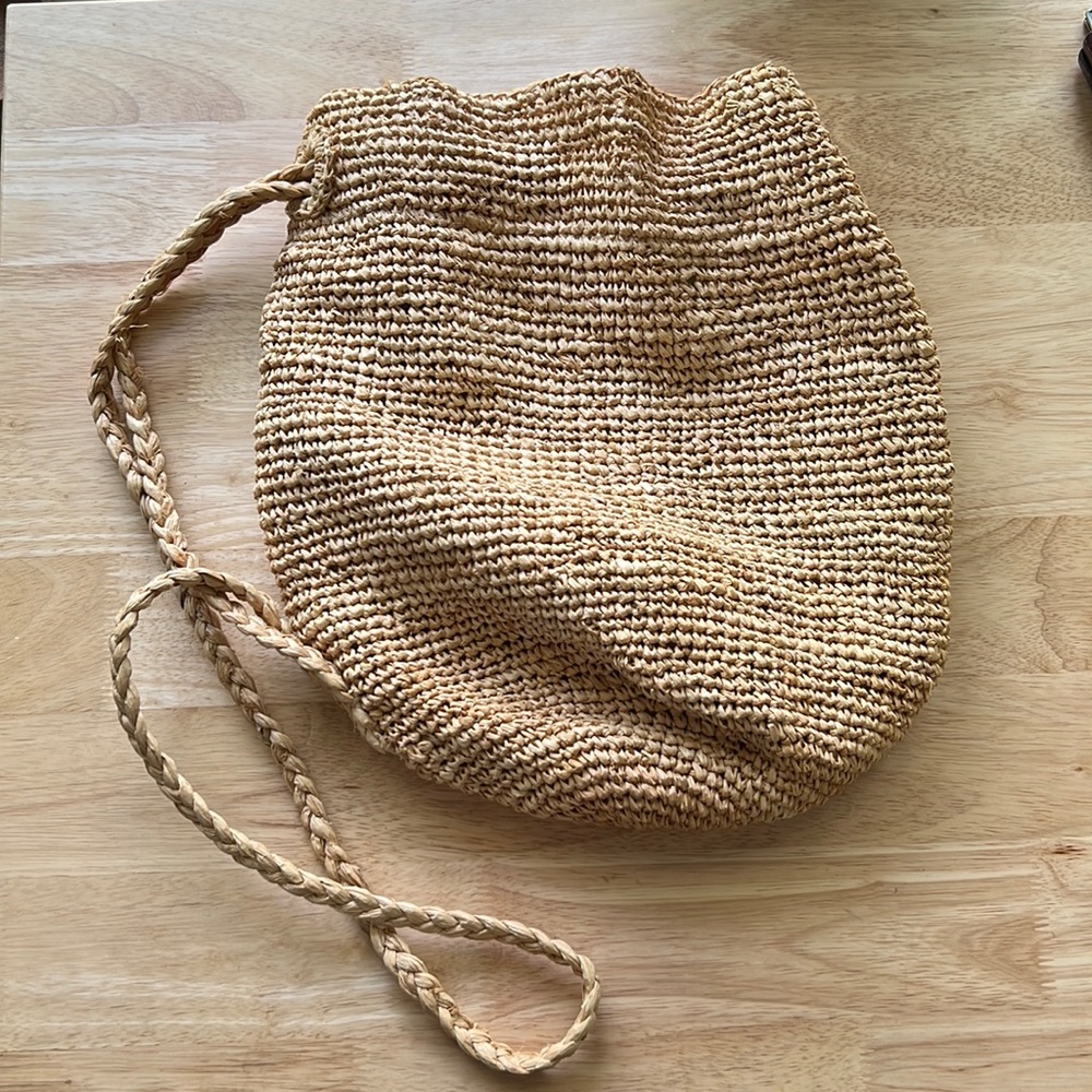 Jacqueline Ferrar Tan Woven Backpack
